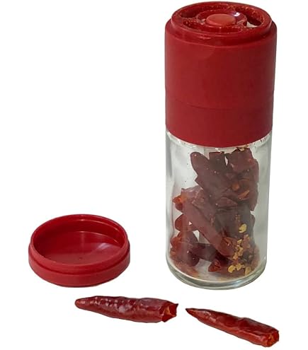 キッチン用品☆ミル3個＆ボトル 6個 ～ソルト、ペッパー、ドライハーブ、唐辛子～ Amazon.co.jp: AdHoc 【 唐辛子 ミル 】チリ ハーブ ステンレス製 特許